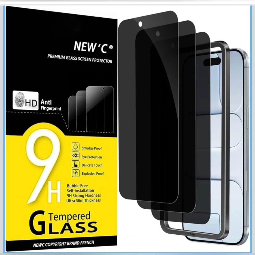 NEW Premium Glass Screen Protector, iPhone 13 Pro Max, 3-Pack
